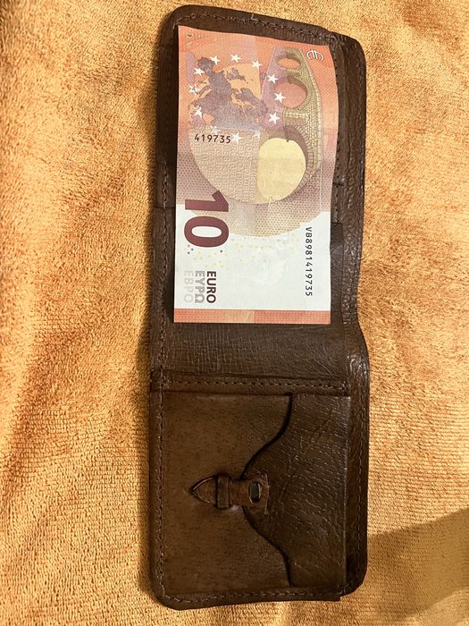Портфейл естествена кожа без шевове