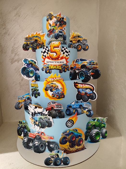 Бутафорна торта на 4 етажа