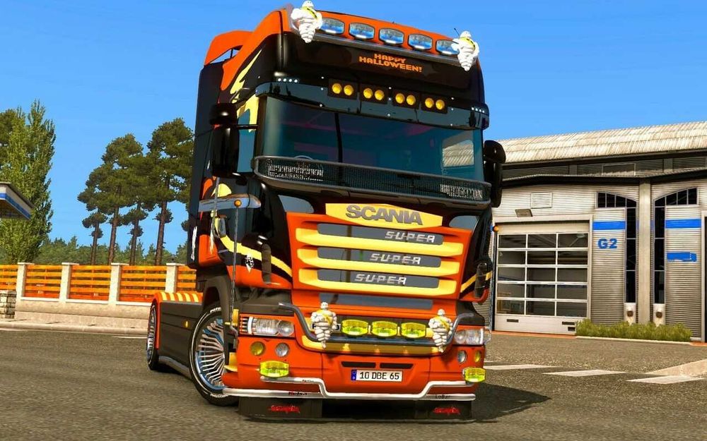 Декорация за предна решетка SUPER за Скания Scania R L T G 1998-2016г.