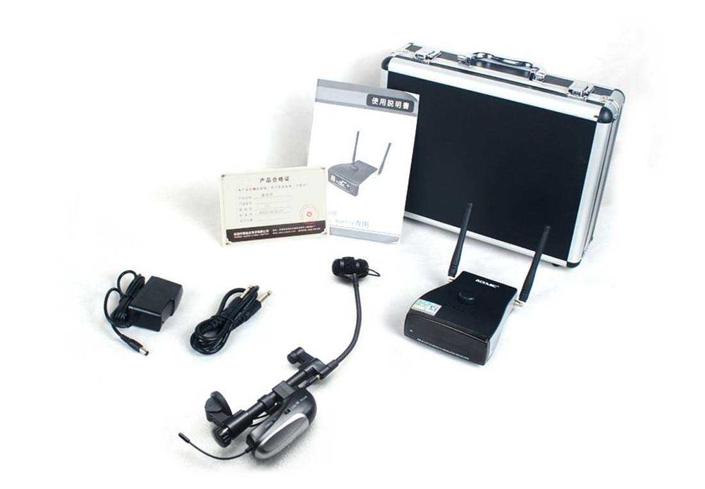 Set Wireless Cardioid condensator microfon pentru Chitară acustică guitar ACEMIC PR-8/GT-10T sistem radio CASE CADOU