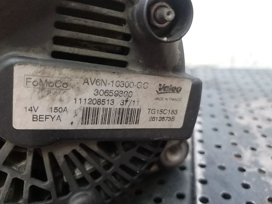 Alternator 1.6 tdci ford focus 3 av6n10300gc 30659390 tg15c183 2612673b