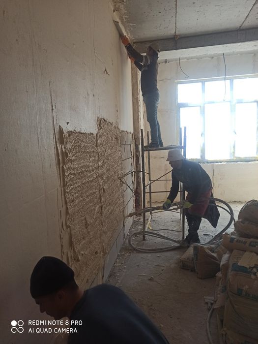 Механизированная штукатурка гипсовая Ротбанд сувок - Boshqa qurilish xizmatlari Toshkent на Olx