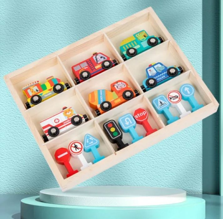 Деревянные игрушки Монтессори,