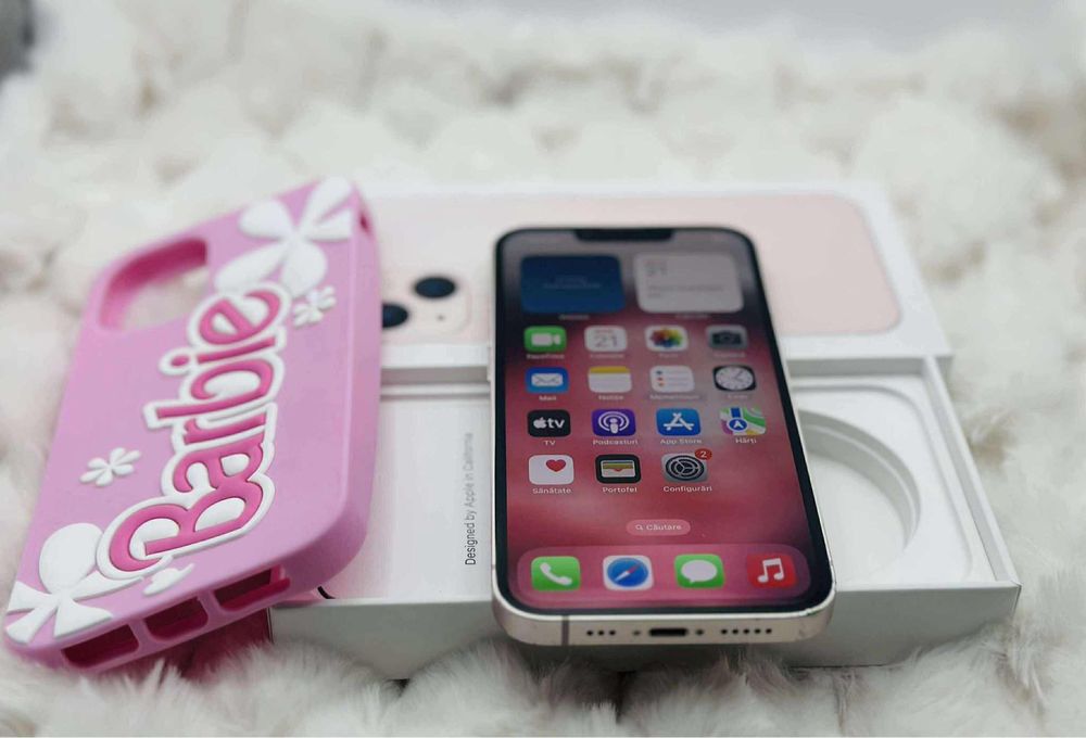 Vand / Schimb Iphone 13 Roz 256 GB Imprcabil