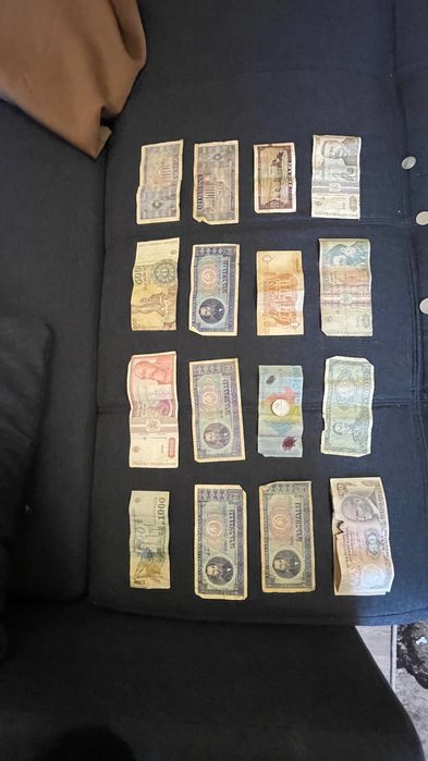 Bani vechi Românești, monede si bagnote .