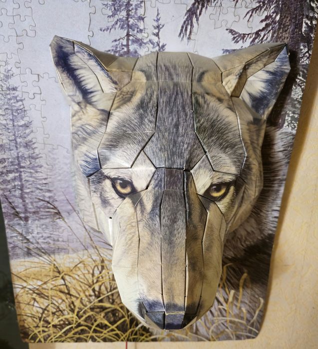 3D Волк картина для интерьера