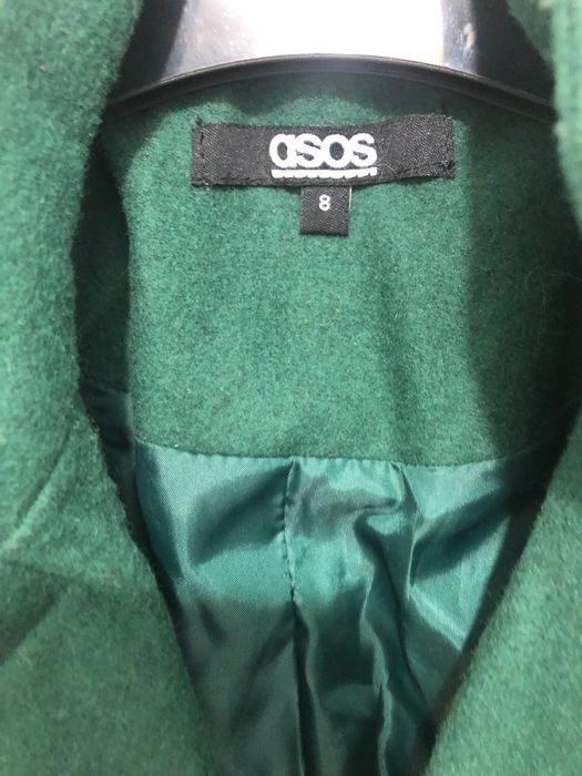 Palton verde Asos