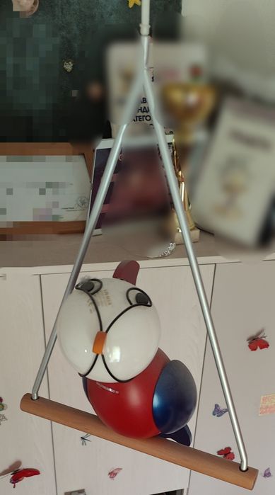 Детска LED лампа папагал/пиле за таван