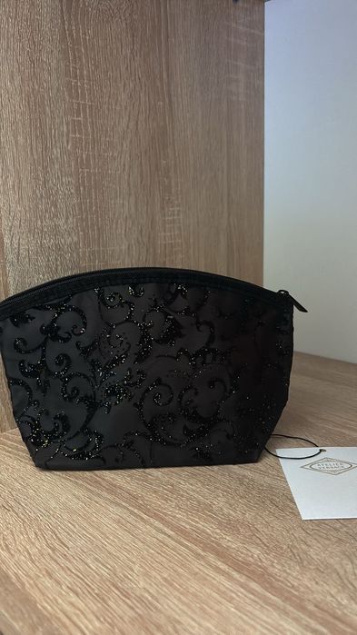 Portfard gentuța elegant cu particule sclipitoare Versace Atelier NOU