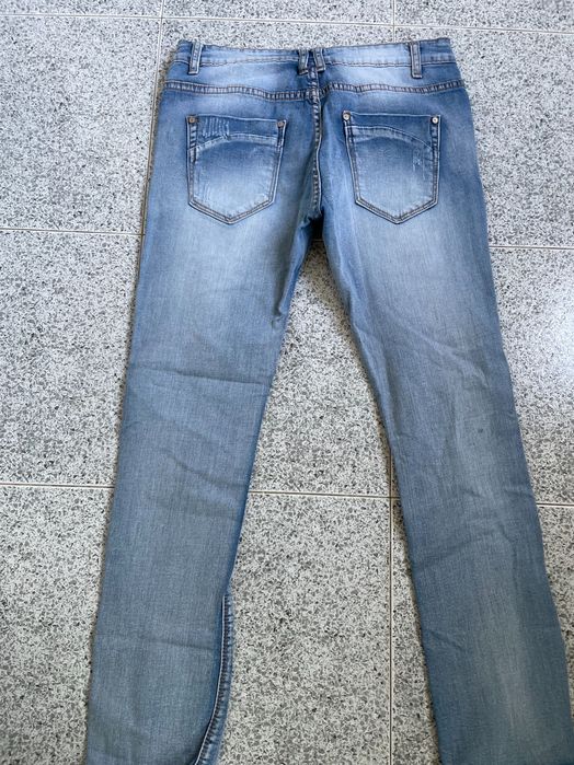 Дънки летни на кръпки