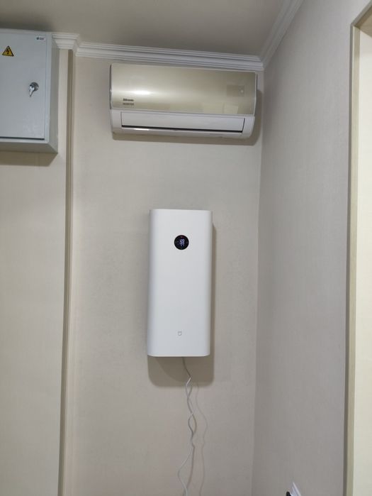 Установка бризеров рекуператоров . Очиститель воздуха.Алмазное сверлен