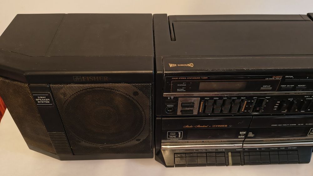 Fisher boom box/radiocasetofon