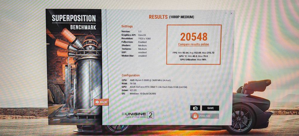 Продавам Геймърско PC Ryzen 5 5500/16Gb 3600Mhz/512GB SSD WD + 1000Gb HDD WD Black/RTX 3060TI/Гаранция