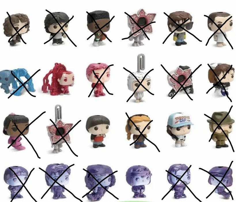 Продам фигурки Kinder Joy Stranger Things