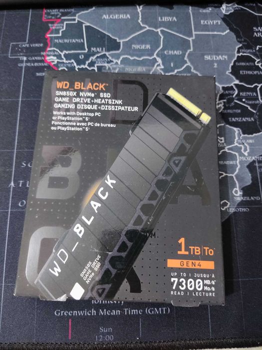 WD BLACK sn850x 1tb heatsink open box