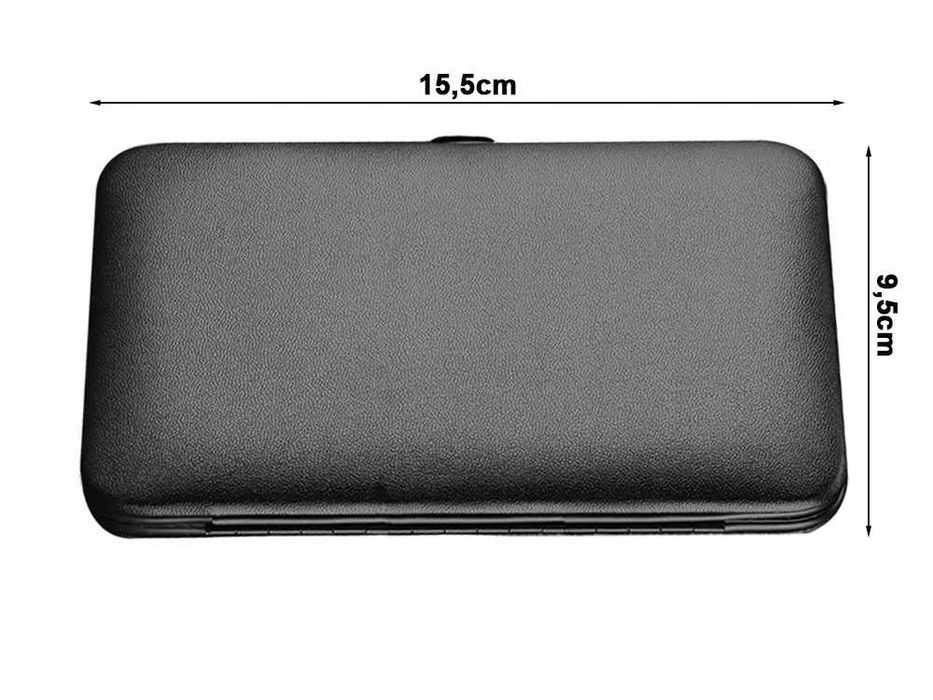 Set manichiura pedichiura 18 piese foarfeca unghii cleste pile