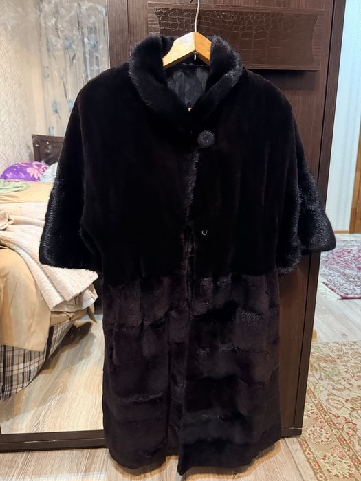 Норковая стриженная шуба
