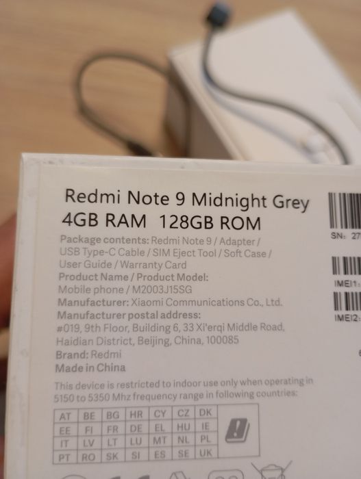 Xiaomi redmi note 9 128/4