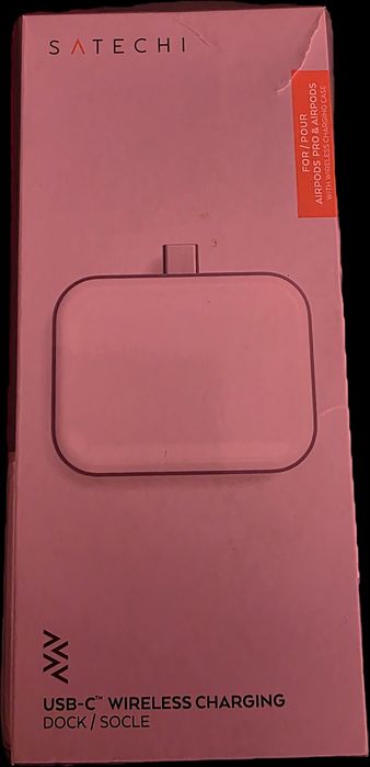 Satechi USB-C Wireless Charging Dock for AirPods (5W)