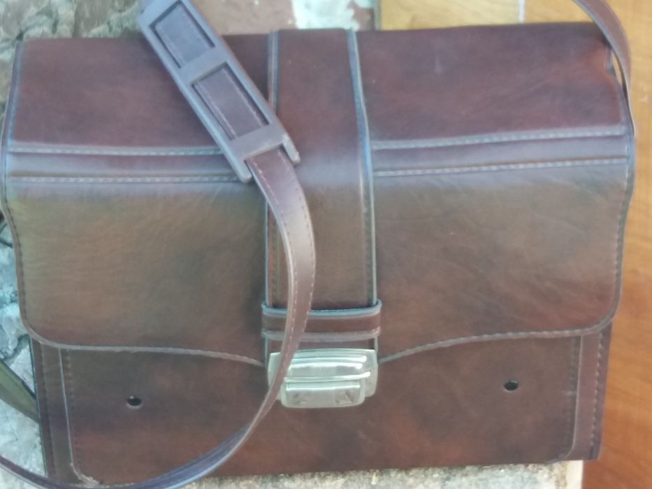 Кожена чанта куфар