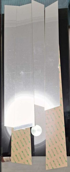 № 336 Никел хром или черно фолио колонки на врати за Хонда ЦРВ и ЦРВ 3