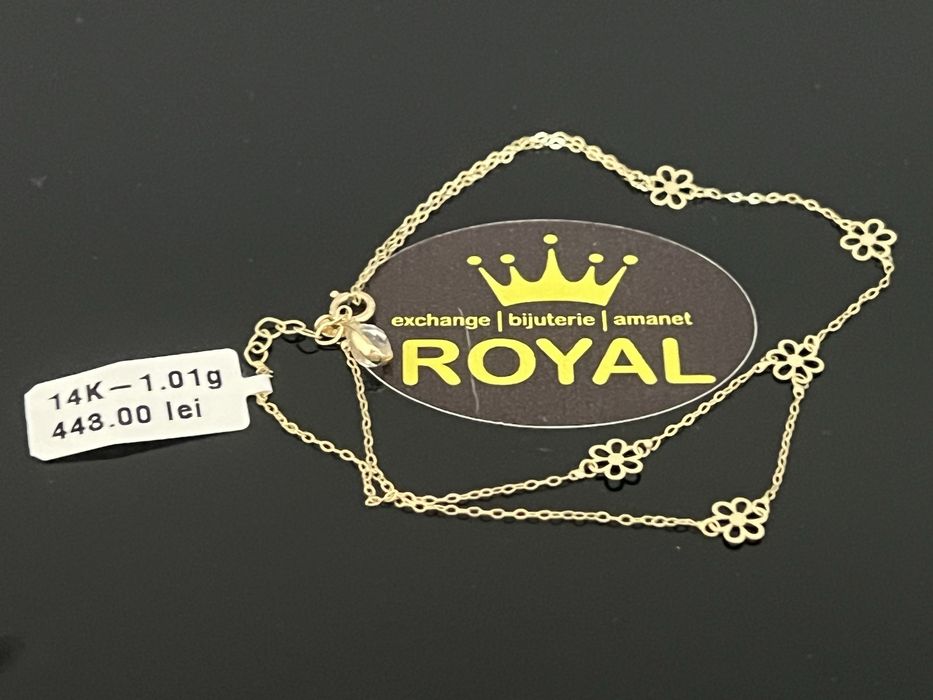 Bijuteria Royal CB : Bratara dama aur 14k 1,01 grame