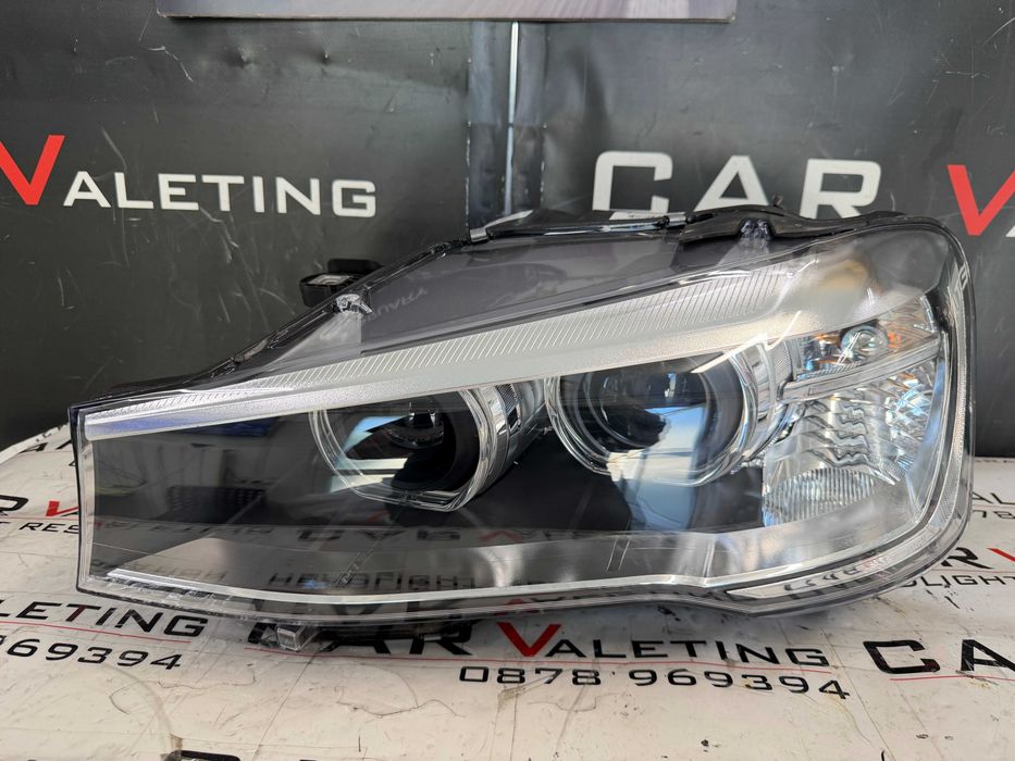 Фар фарове ляв BMW X3 F25 X4 F26 Facelift LCI Xenon far farove БМВ Х3 Х4 Ф25 Ф26 Фейс