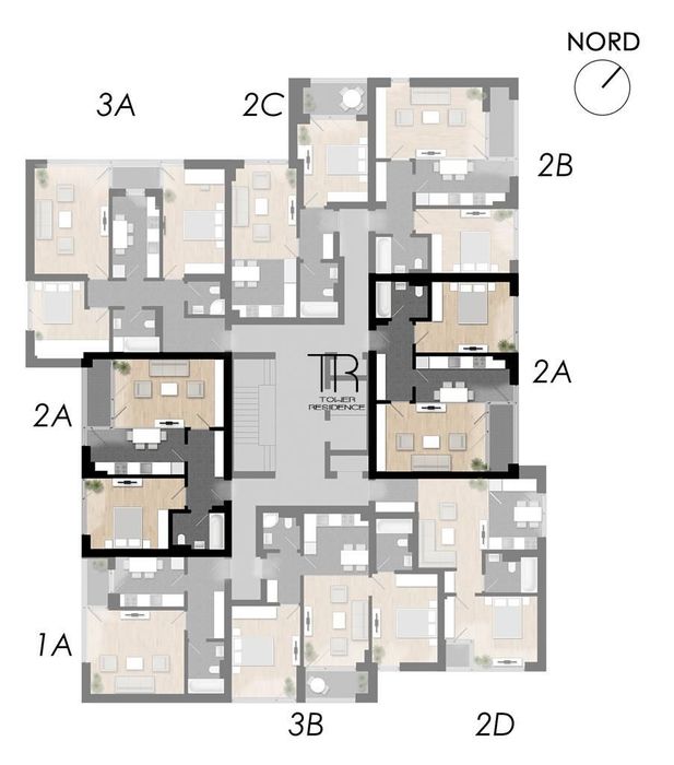 NOU Ap Modern Ap 2 Camere Incalzire in Pardoseala Ansamblu Nou Rahova