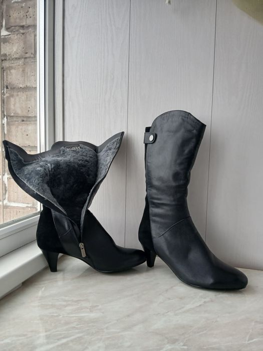 Сапоги новые женские натуральная кожа 40-41р