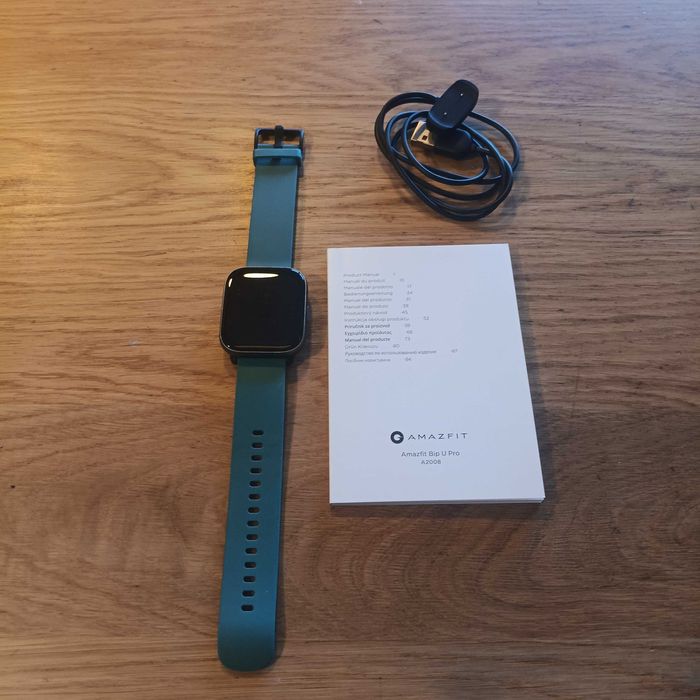 НОВ! Смарт часовник Amazfit Bip U Pro, GPS, Alexa, SpO2