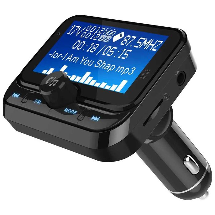 Bluetooth FM трансмитер BC32 - дистанционно , LED дисплей , чист звук