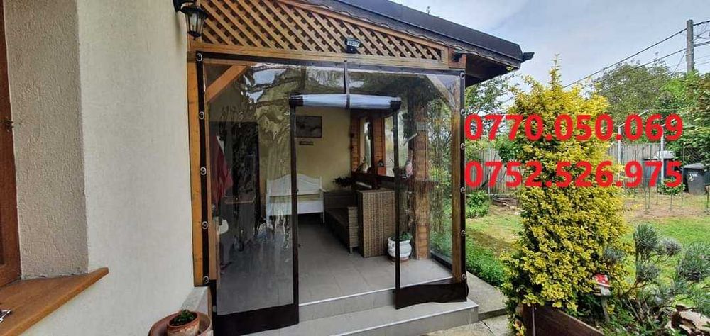 Folie/ folii terase si foisoare, transparenta, tratata UV, 0,8