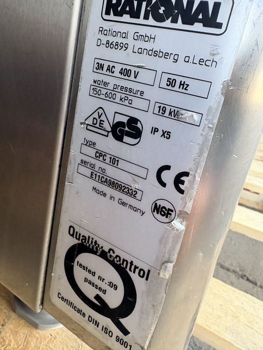 Cuptor curent gaz electrolux rational  convectomat trifazic