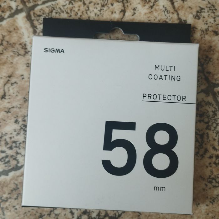 НОВ Sigma Protector Filter 58mm.