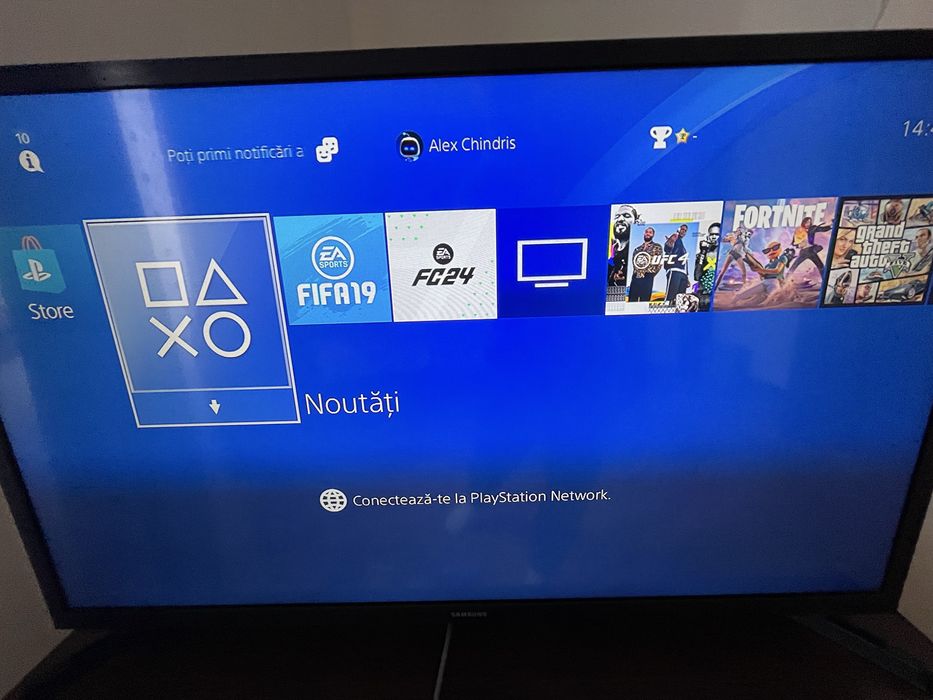 Ps4 slim spider man edition cu foarte multe jocuri