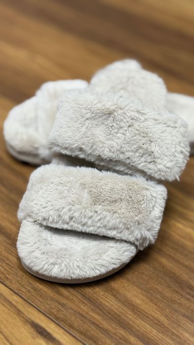 Сандали из искусственного меха