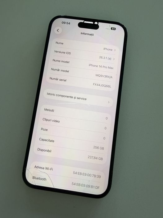 Iphone 14 Pro Max factura 256gb neverlock