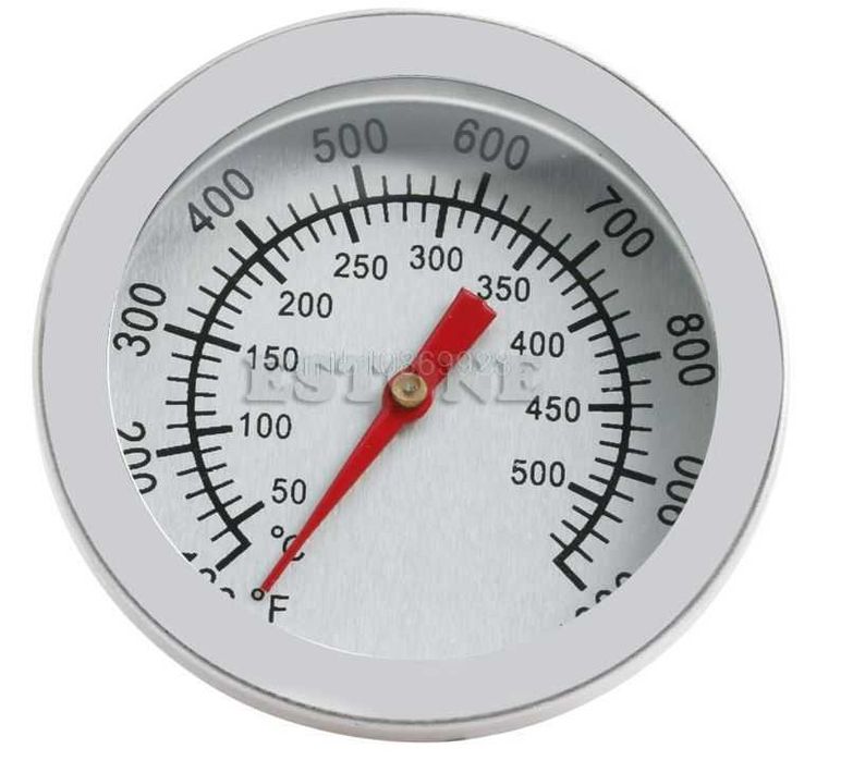 Termometru inox gratar smoker cuptor barbeque uscator peleti 500gC