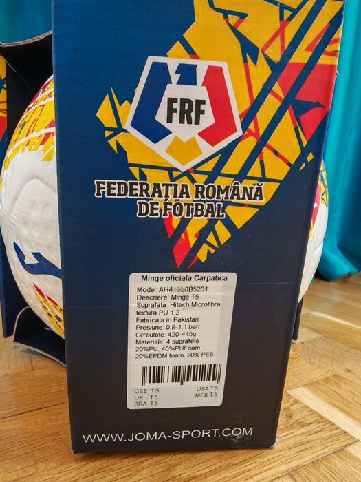 Minge Joma oficiala Carpatica Federatia Romana de Fotbal