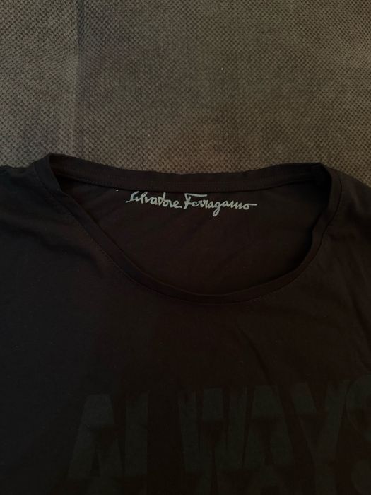 Authentic Salvatore Ferragamo Men Signature Tee