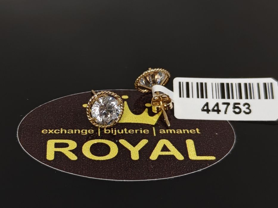 Bijuteria Royal: Cercei aur 14k/1.10 gr