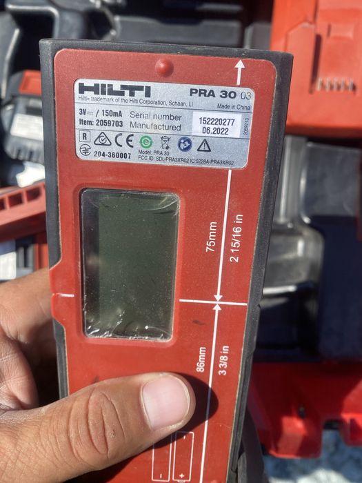 Nivela laser HILTI PR 30-HVS, an 2022