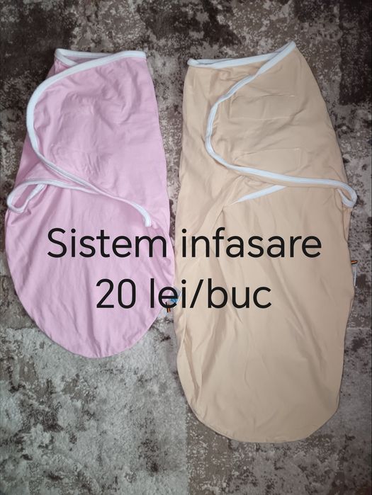 Saci de dormit,  sistem infasare, protecții laterale, coșuleț/ babynes