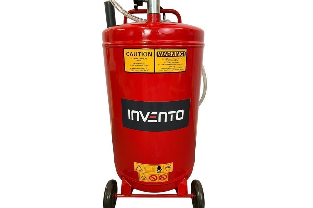 Recuperator ulei pneumatic cu aspiratie 80l invento