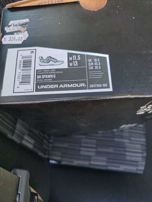 Adidași Under Armour Noi  45.5