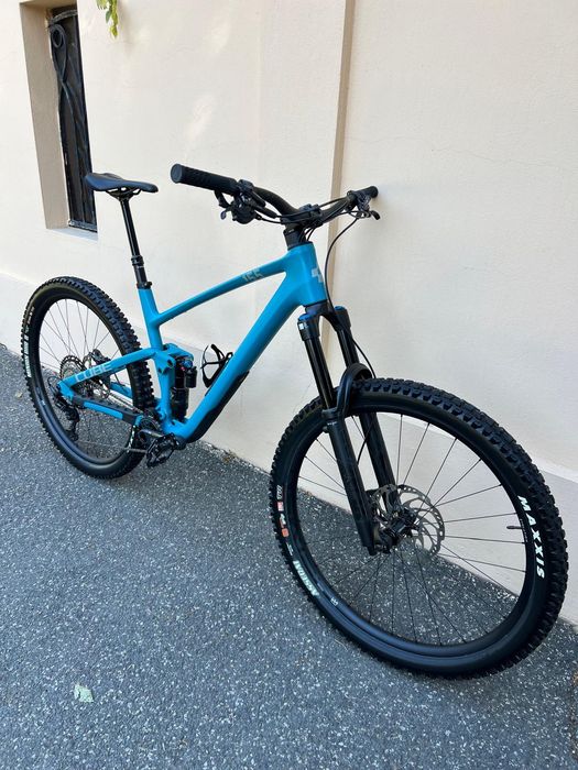 Bicicleta MTB CUBE STEREO One55 29" carbon XL 1x12 Shimano Deore XT furca FOX 36