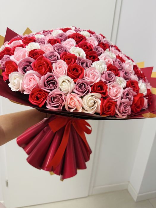 Buchet trandafiri sapun