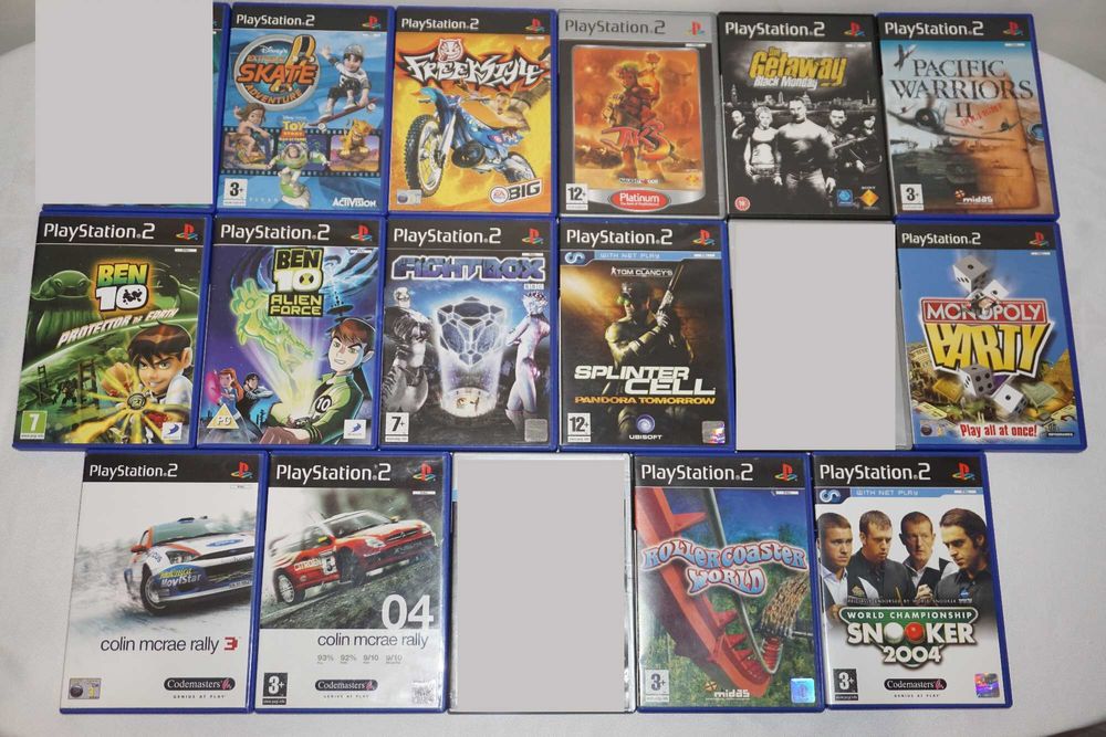 Лот от 254 игри за PS2 God Of War 2/Okami/Crash/GTA San Andreas/