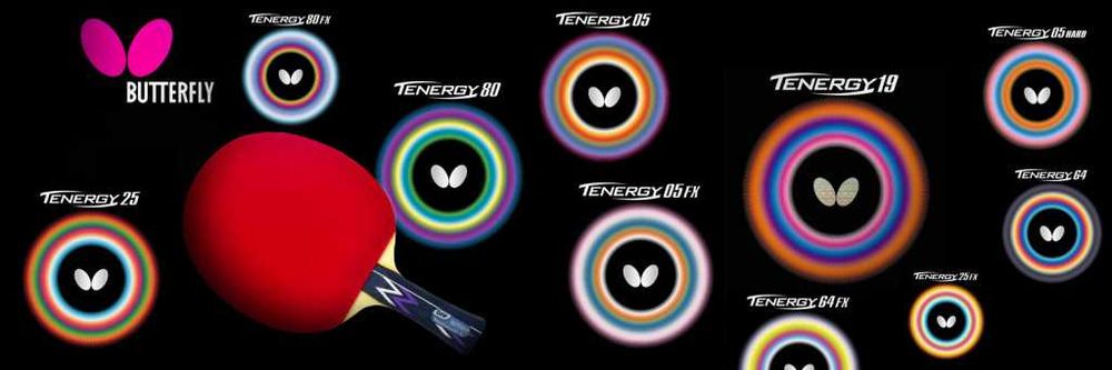 Накладка Резина для Настольного тенниса Tenergy Dignics Butter fly