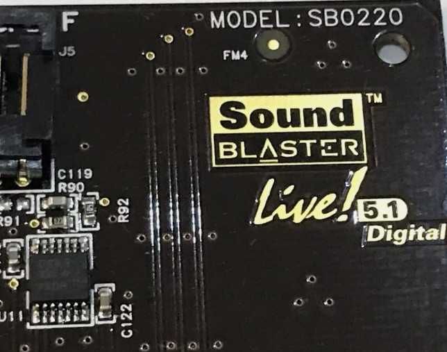 Creative Labs Sound Blaster Live! SB0220 5.1 PCI Звукова Карта